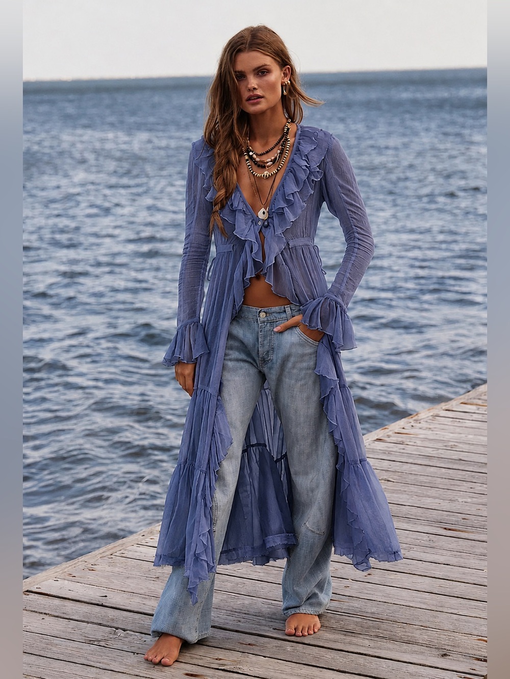 Free People Isla Midi Dress